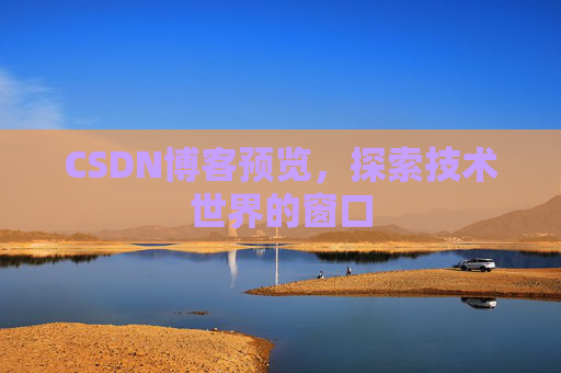 CSDN博客预览,探索技术世界的窗口